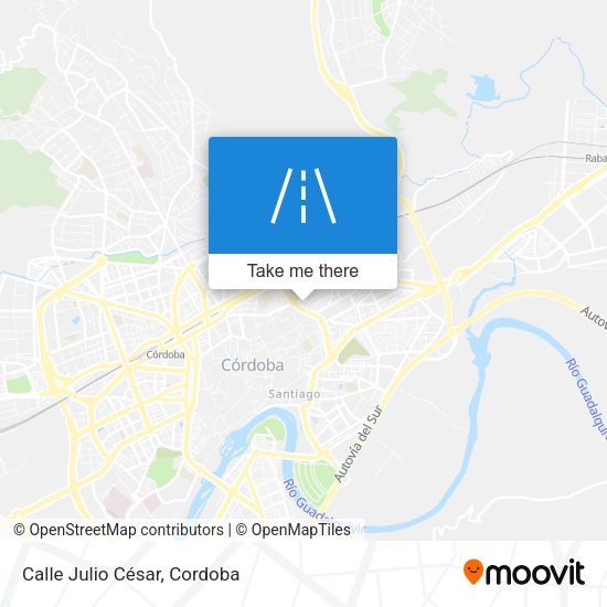 Calle Julio César map