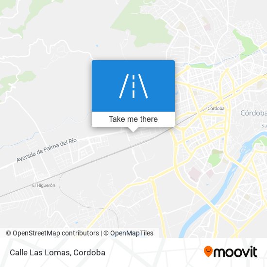 Calle Las Lomas map