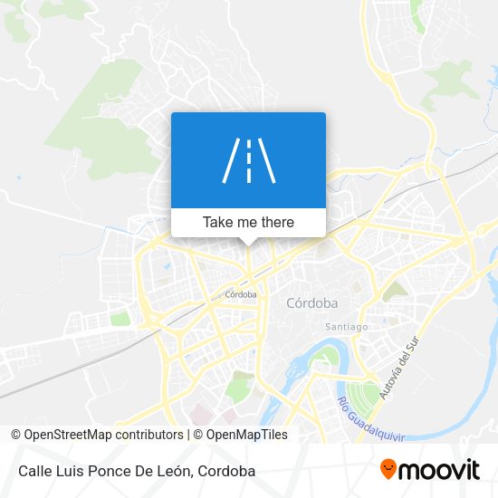 Calle Luis Ponce De León map