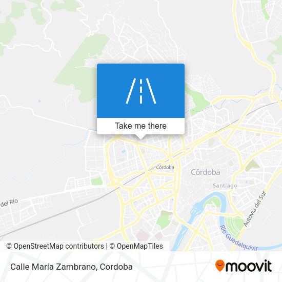 Calle María Zambrano map