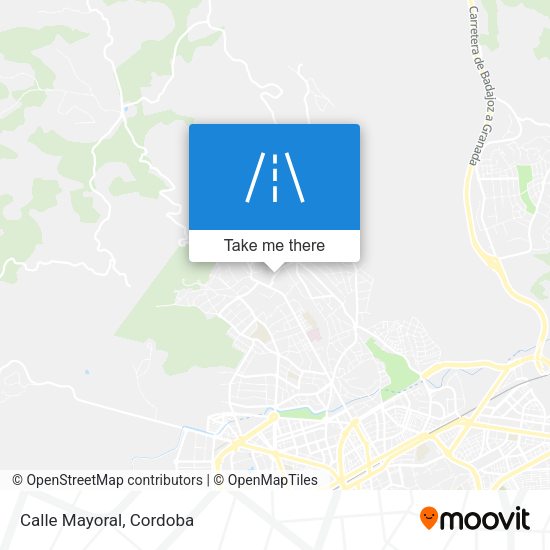 Calle Mayoral map