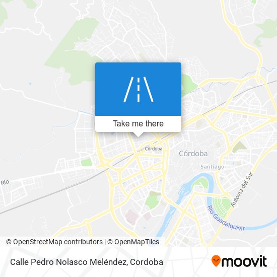 mapa Calle Pedro Nolasco Meléndez