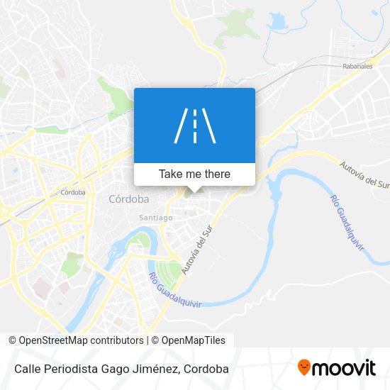 Calle Periodista Gago Jiménez map