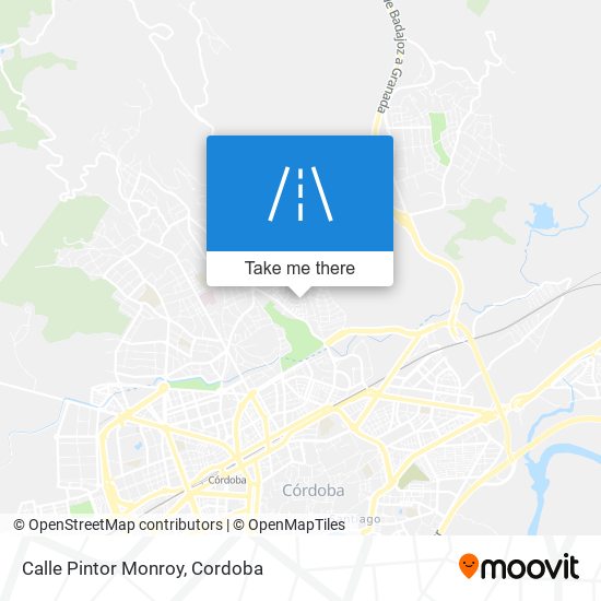 mapa Calle Pintor Monroy