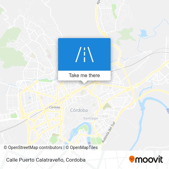 Calle Puerto Calatraveño map