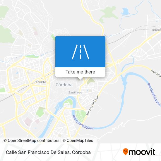 Calle San Francisco De Sales map