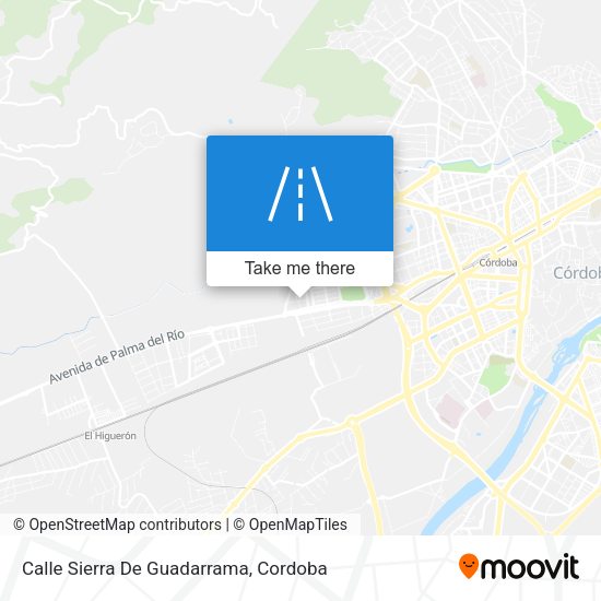 Calle Sierra De Guadarrama map