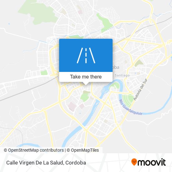 mapa Calle Virgen De La Salud