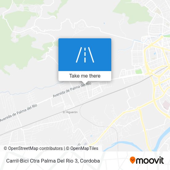 Carril-Bici Ctra Palma Del Rio 3 map