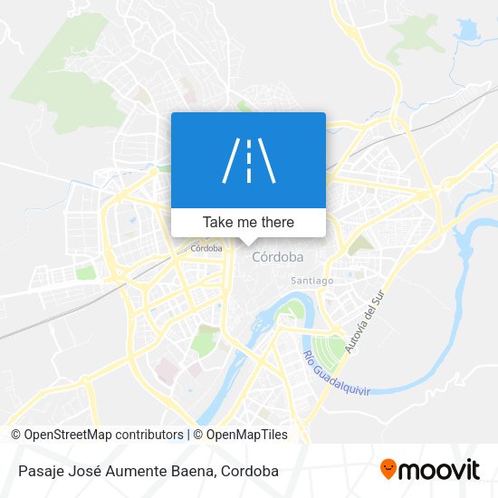 Pasaje José Aumente Baena map