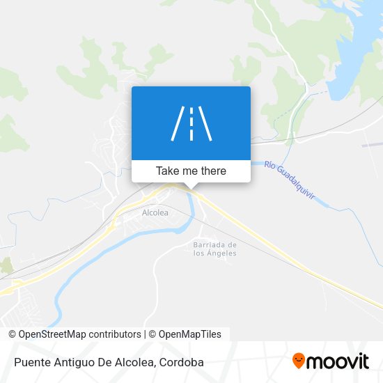 Puente Antiguo De Alcolea map