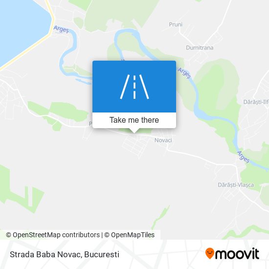 Strada Baba Novac map