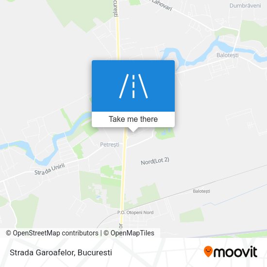 Strada Garoafelor map