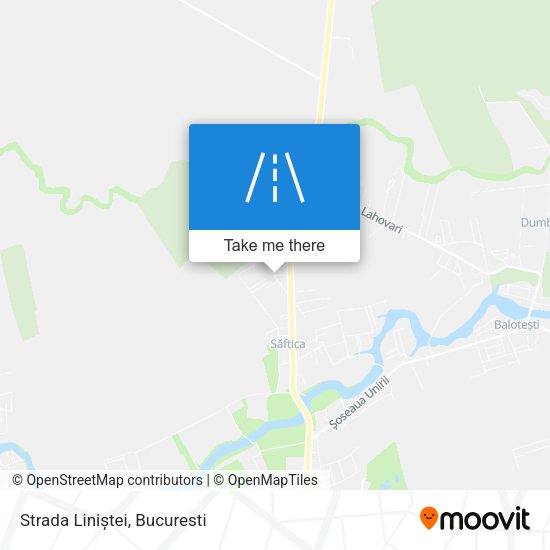 Strada Liniștei map