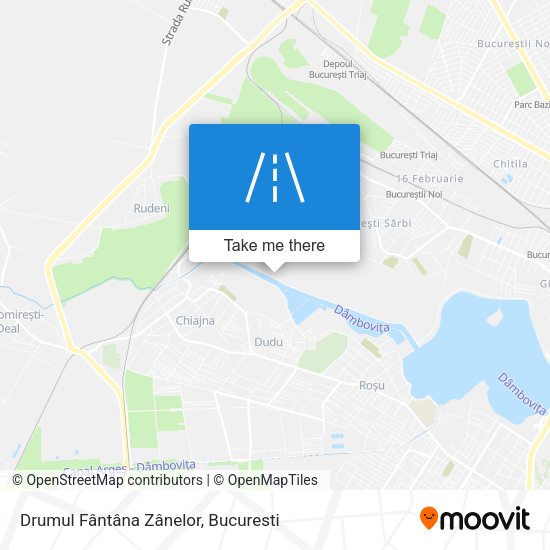 Drumul Fântâna Zânelor map