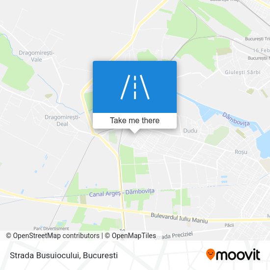 Strada Busuiocului map