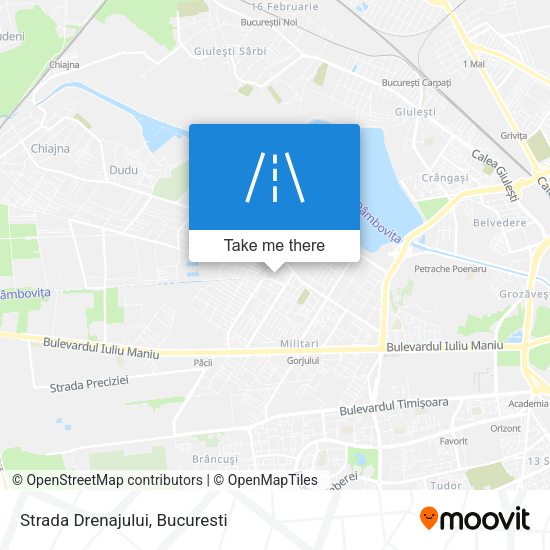 Strada Drenajului map