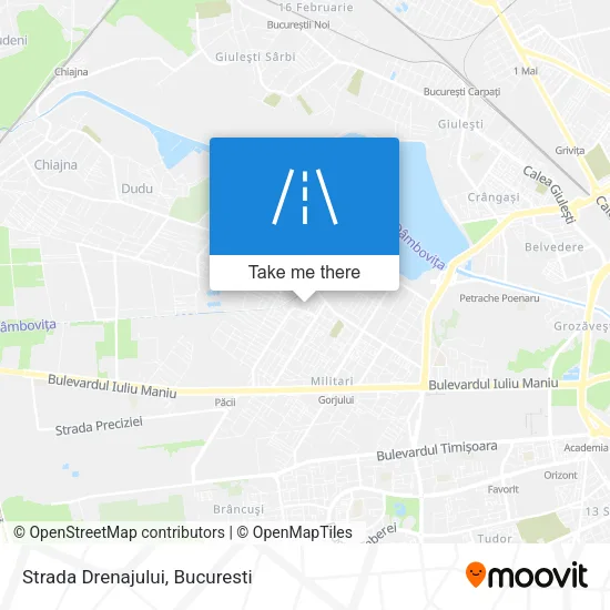 Strada Drenajului map