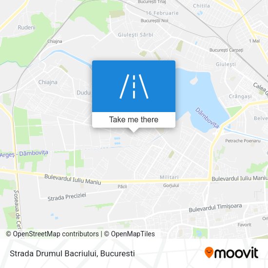 Strada Drumul Bacriului map
