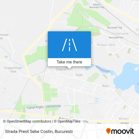 Strada Preot Sebe Costin map