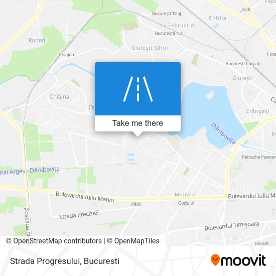 Strada Progresului map