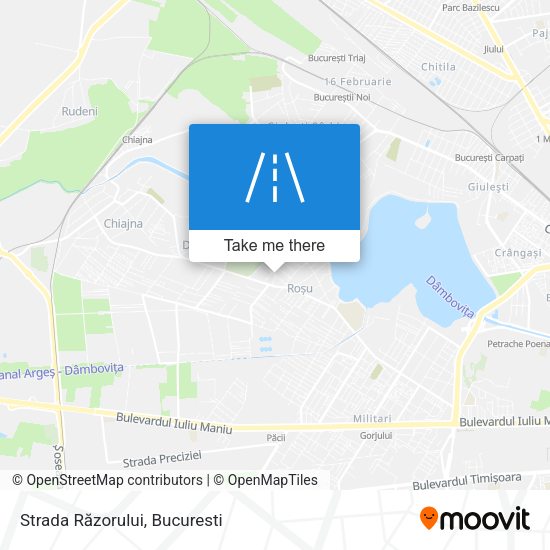 Strada Răzorului map