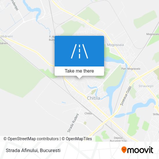 Strada Afinului map