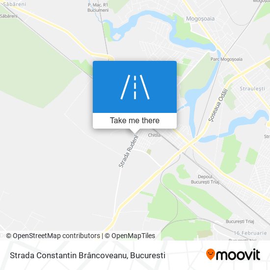 Strada Constantin Brâncoveanu map