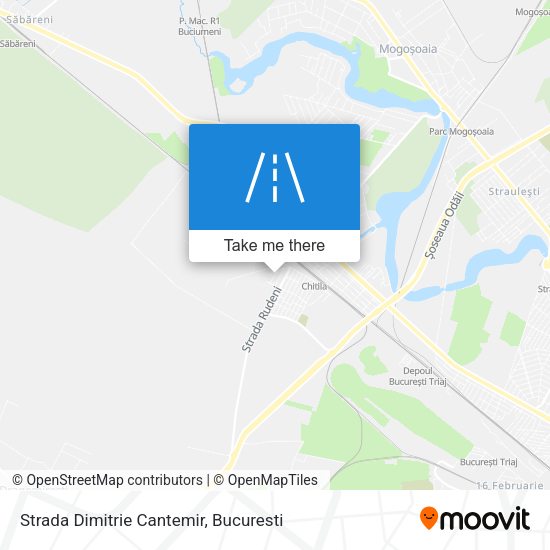 Strada Dimitrie Cantemir map