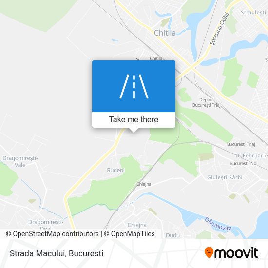 Strada Macului map