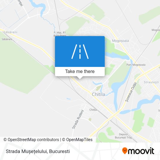 Strada Mușețelului map