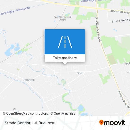 Strada Condorului map