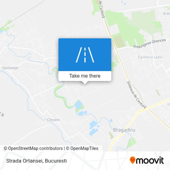 Strada Ortansei map