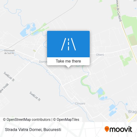 Strada Vatra Dornei map