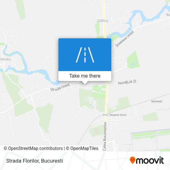 Strada Florilor map