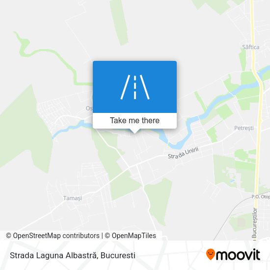 Strada Laguna Albastră map