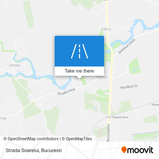 Strada Soarelui map