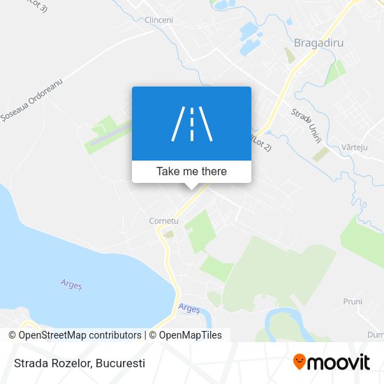Strada Rozelor map