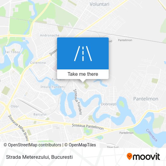 Strada Meterezului map