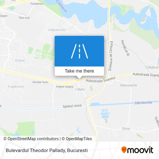 Bulevardul Theodor Pallady map
