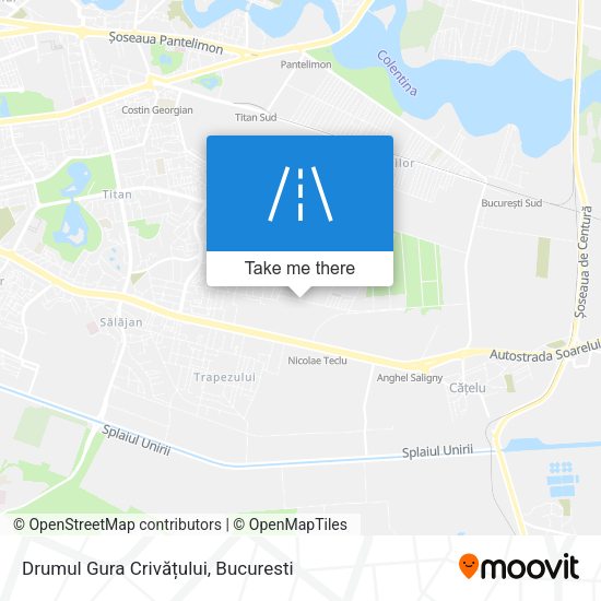 Drumul Gura Crivățului map