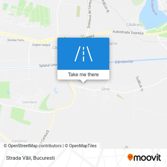 Strada Văii map