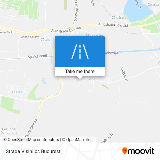 Strada Vișinilor map
