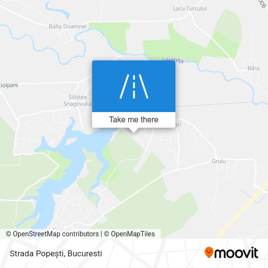 Strada Popești map