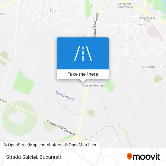 Strada Salciei map