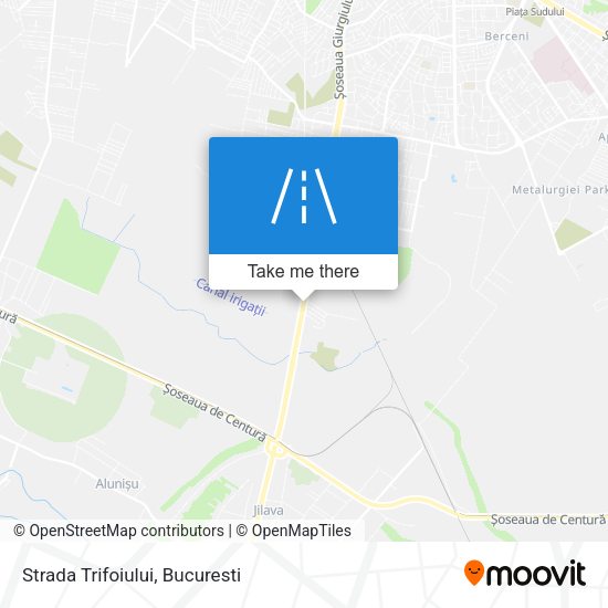 Strada Trifoiului map