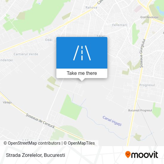 Strada Zorelelor map