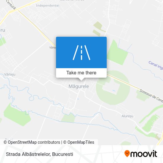 Strada Albăstrelelor map
