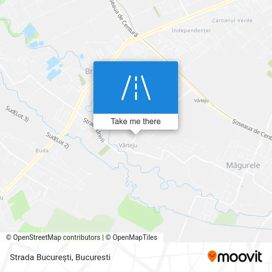 Strada București map