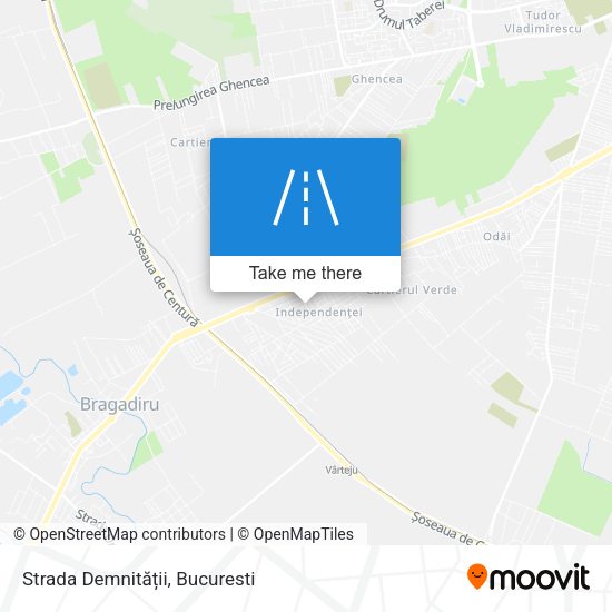 Strada Demnității map